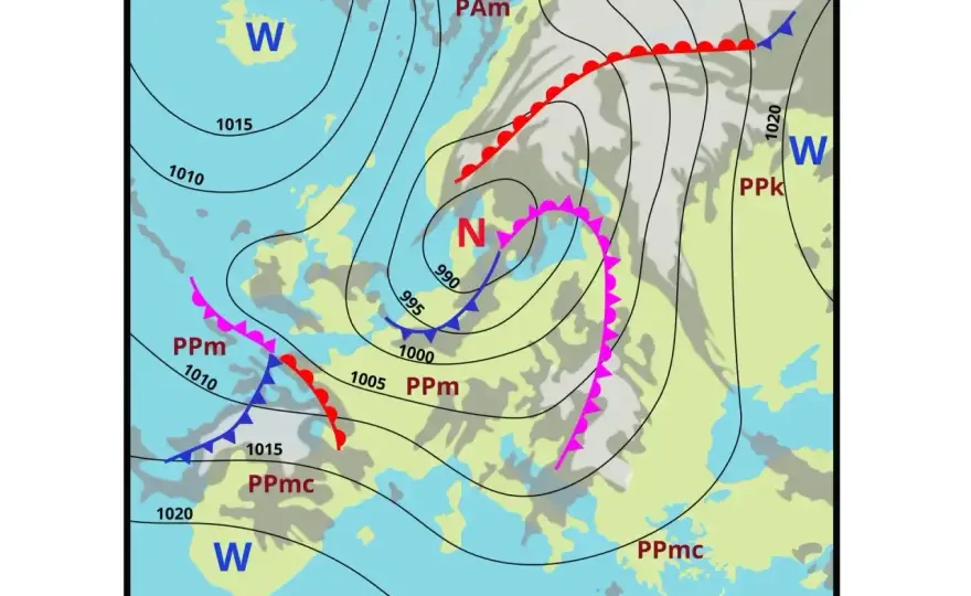 Ciśnienie atmosferyczne na Bałtyku - Jak czytać pogodę?